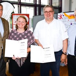 Bronzene Ehrennadel des lsbh, Christina Fuchs, Michael Hoyer